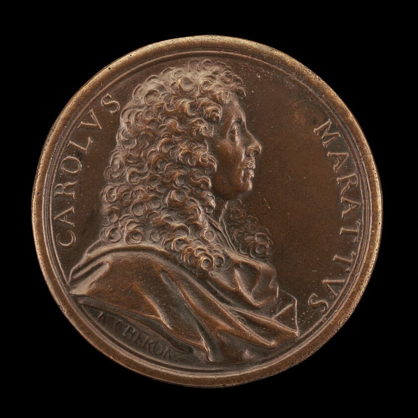 Carlo Maratta, 1625-1713, Painter [obverse] — Charles-Jean-François Chéron