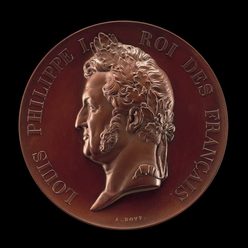 Louis Philippe, 1773-1850, King of the French 1830-1848 [obverse] — Antoine Bovy