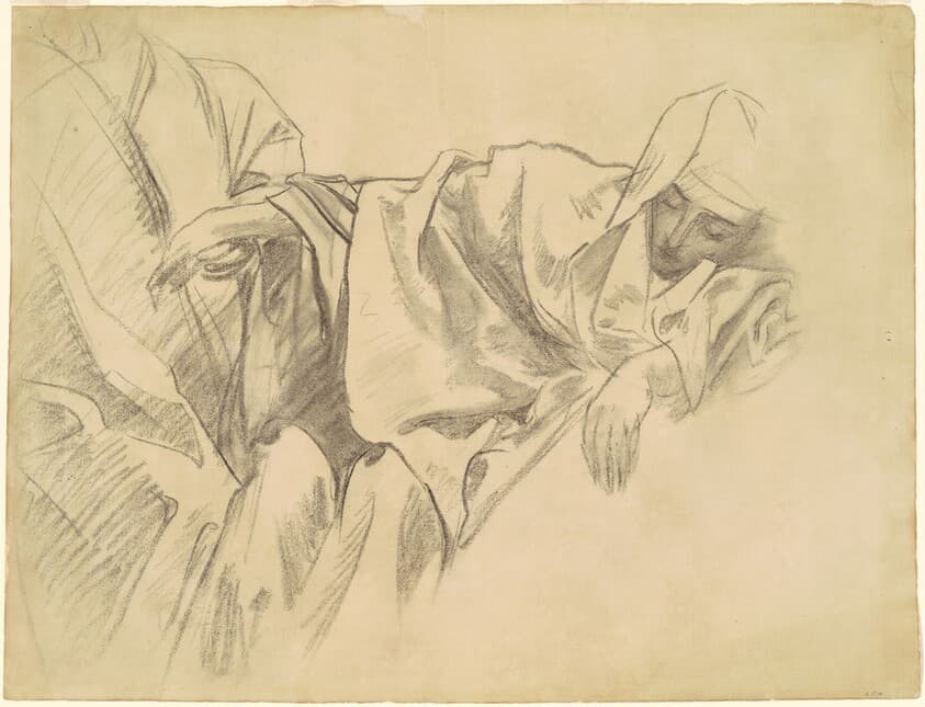Study of the Crucifixion for "Fifteen Mysteries of the Rosary" — John Singer Sargent
