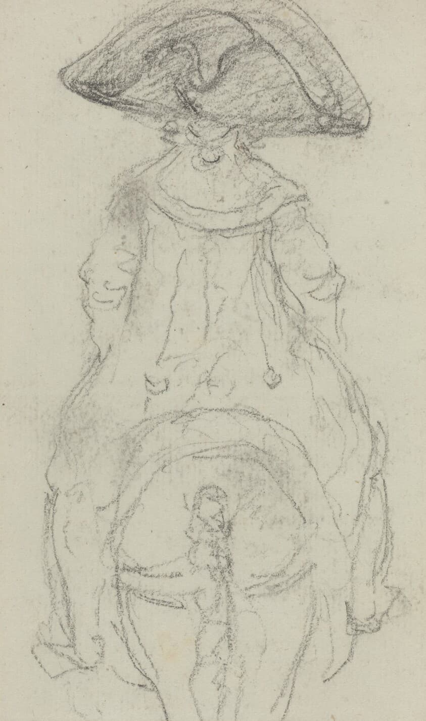 A Horseman Wearing a Grande Cockade [verso] — Vivant Denon