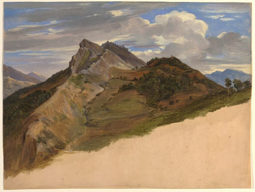 Civitella Seen from the North — Johann Joachim Faber
