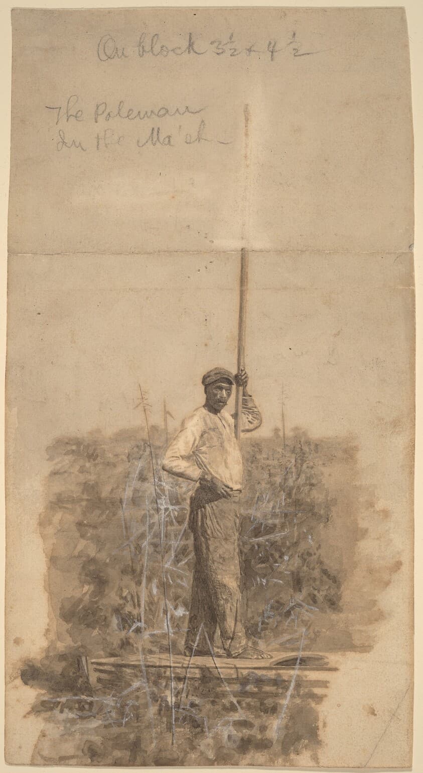The Poleman in the Ma'sh — Thomas Eakins