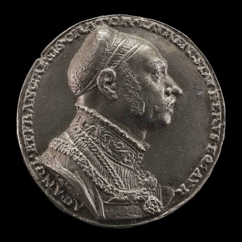 Lorenz Staiber, 1485/1486-1539, Patrician of Nuremberg, Writer, and Orator [obverse] — Matthes Gebel