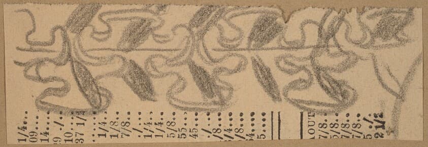 Study for a Border Design — Charles Sprague Pearce