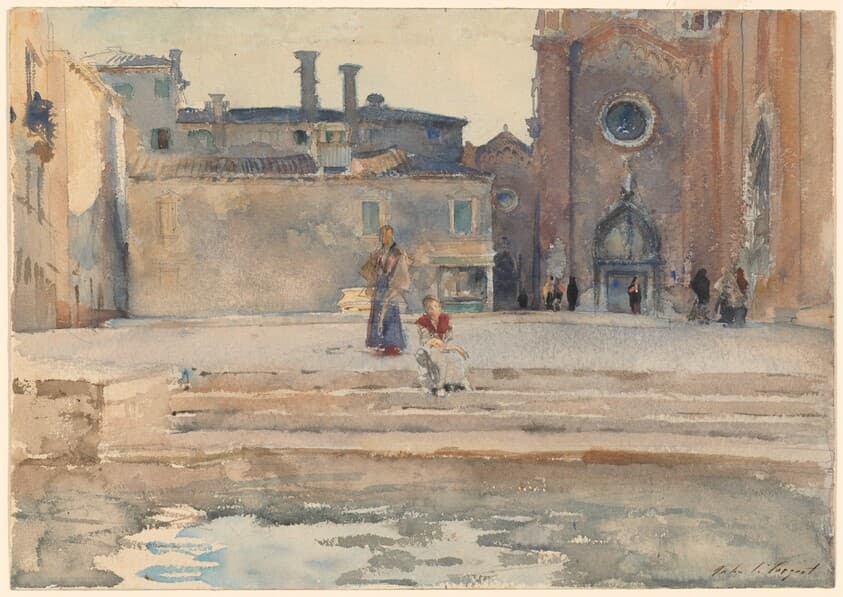 Campo dei Frari, Venice — John Singer Sargent