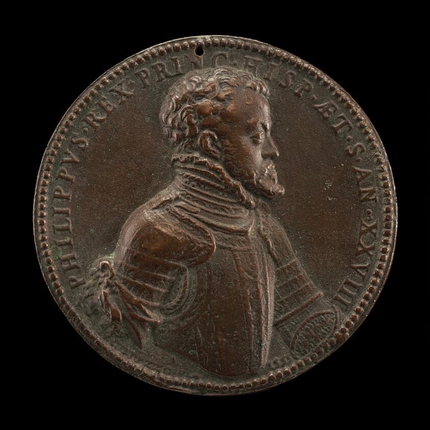 The Future Philip II of Spain as King Consort of England [obverse] — Jacopo Nizzola da Trezzo