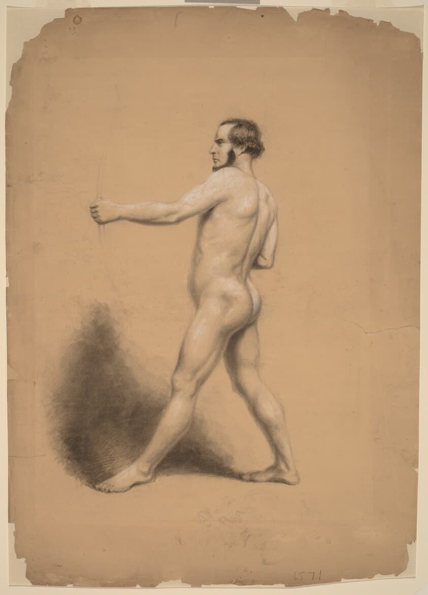 Archer, Nude Study — Thomas Nast