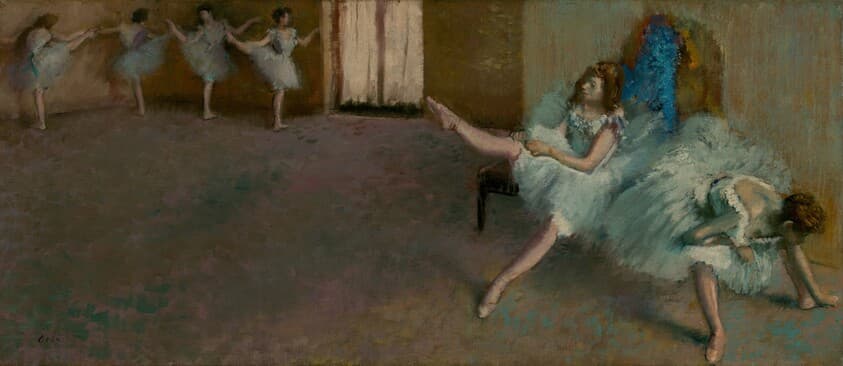 Before the Ballet — Edgar Degas