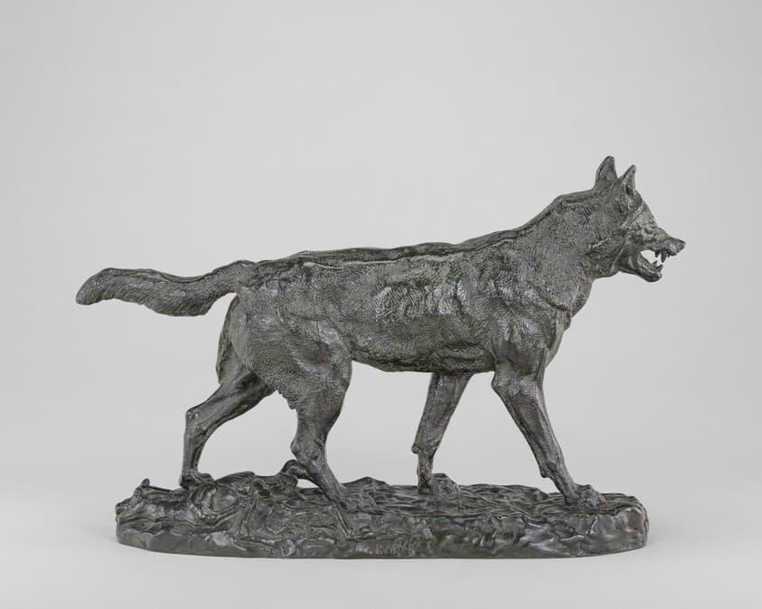 Walking Wolf — Antoine-Louis Barye