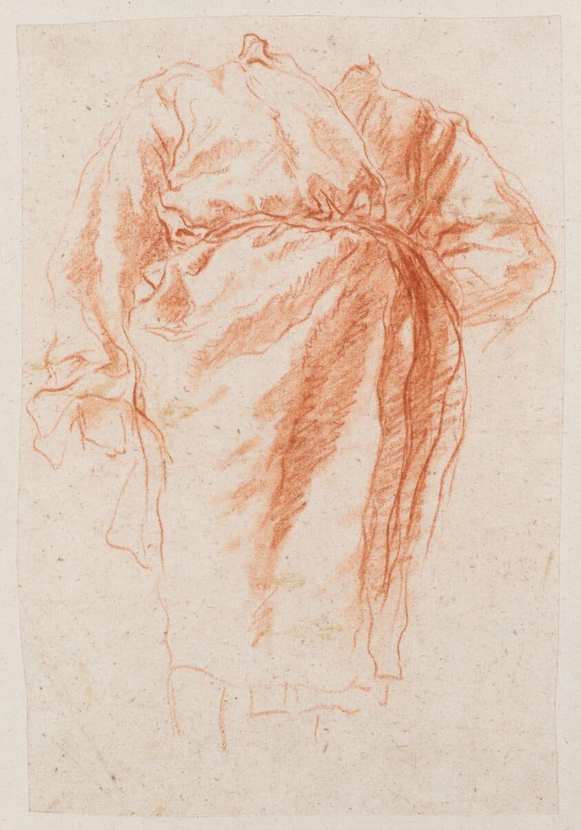 Study of a Draped Figure — Giovanni Battista Tiepolo