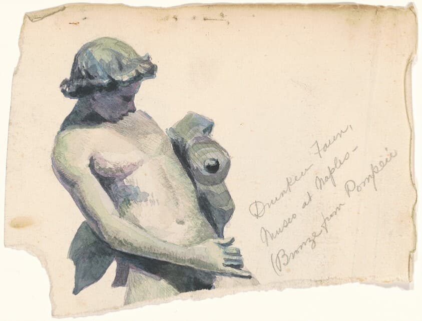 Drunken Faun, Museo at Naples — Marietta Minnigerode Andrews