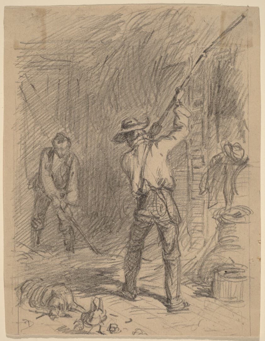Man Flailing — Felix Octavius Carr Darley