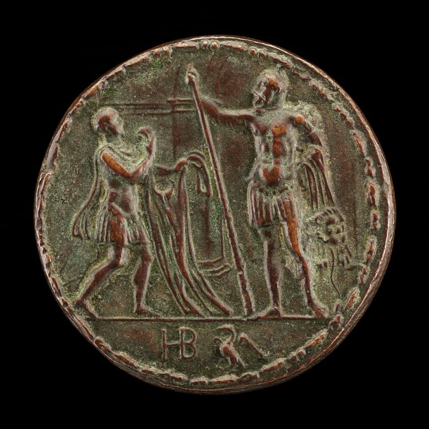 Lichas Brings Hercules the Shirt of Nessus [reverse] — Master HB
