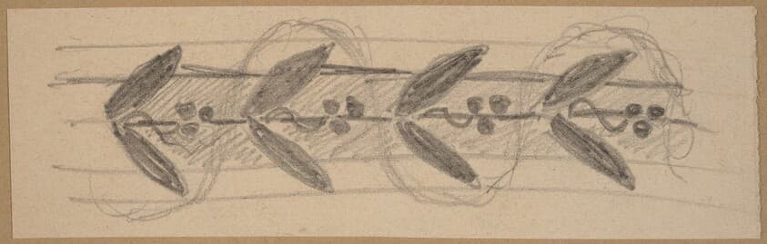 Study for a Border Design — Charles Sprague Pearce