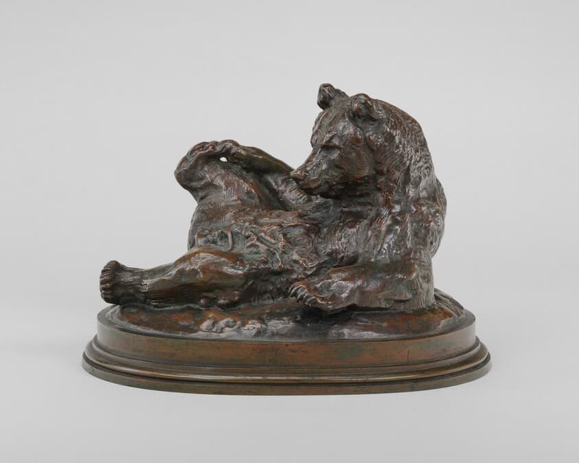 Seated Bear — Antoine-Louis Barye