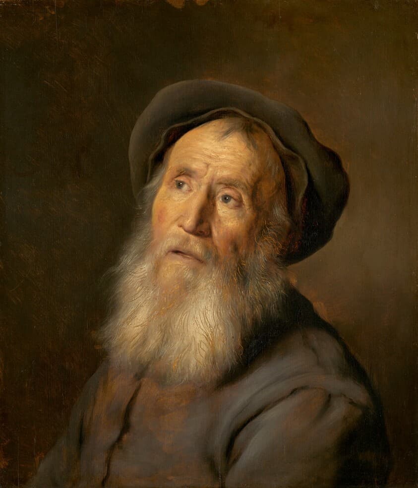 Bearded Man with a Beret — Jan Lievens