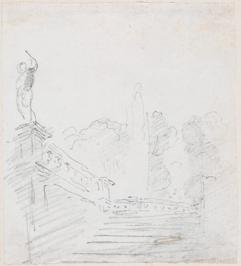 Monumental Stairway — Hubert Robert