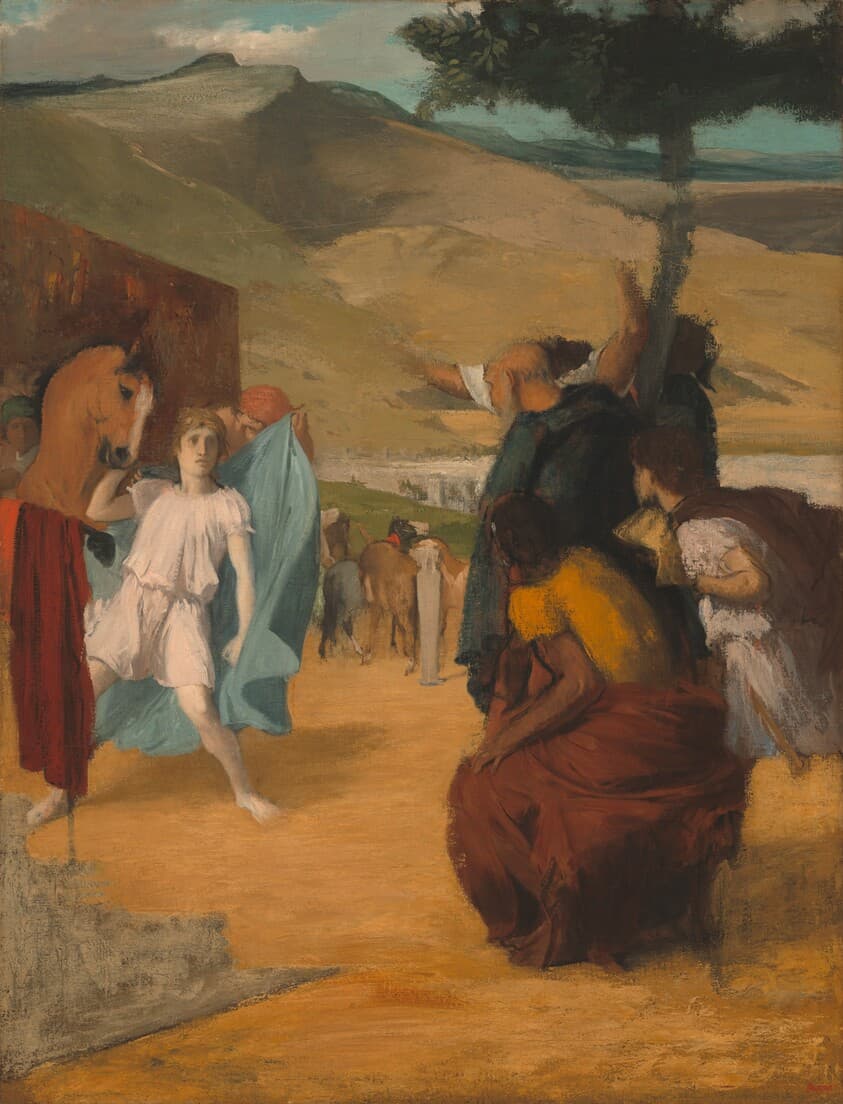 Alexander and Bucephalus — Edgar Degas