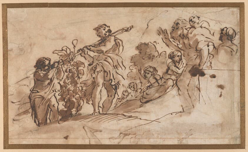 The Return of the Spies from the Promised Land — Pier Francesco Mola