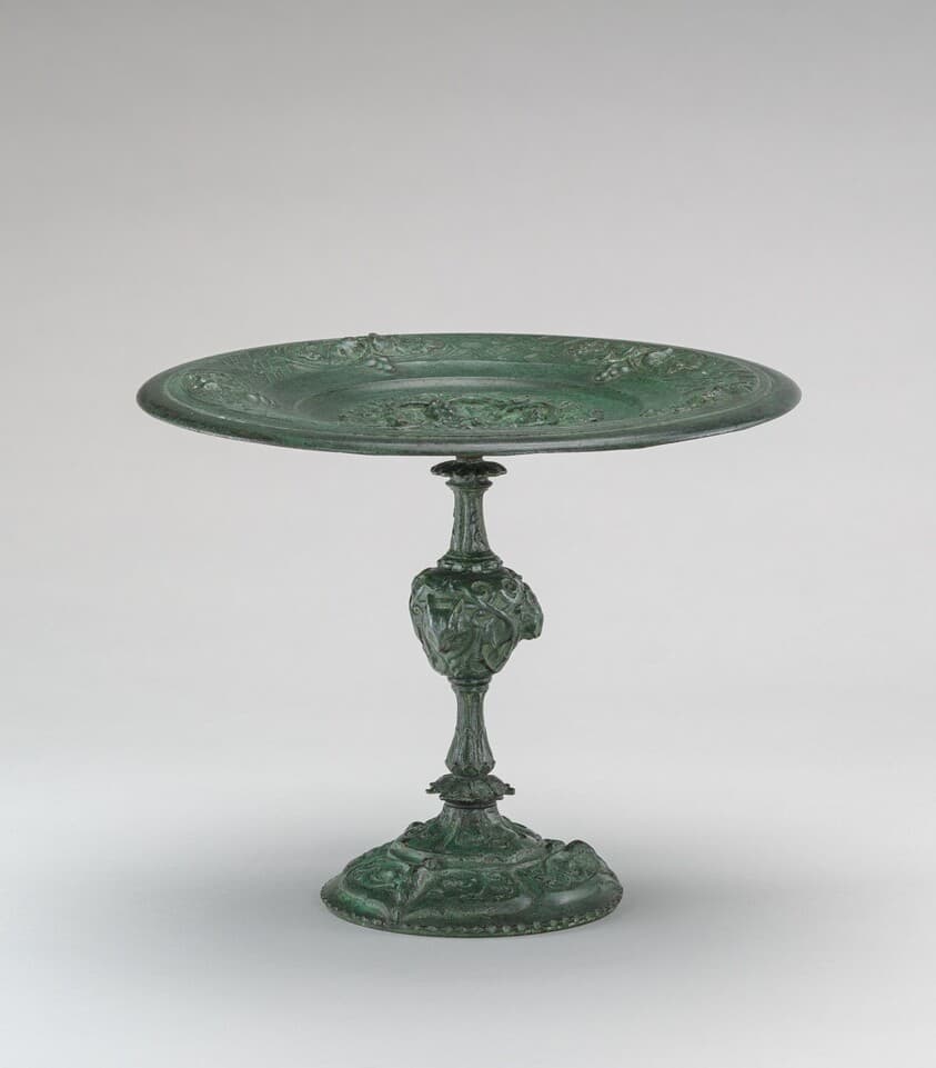 Card Receiver with Inverted Border on High Stem — Antoine-Louis Barye