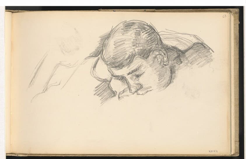 The Artist's Son Reading — Paul Cezanne