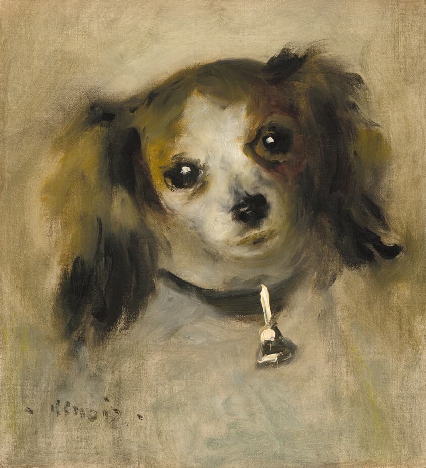 Head of a Dog — Auguste Renoir