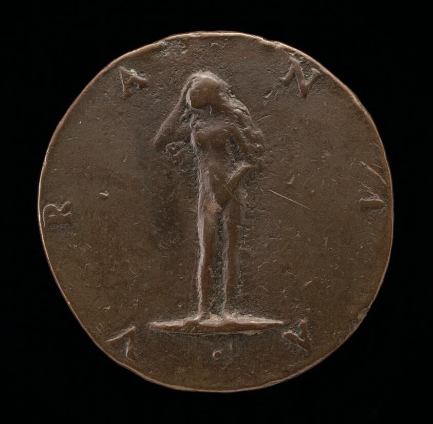 Standing Figure of Urania [reverse] — Maffeo Olivieri