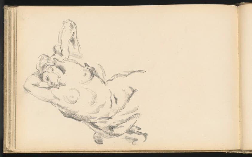 Study of the Allegorical Figure Bellona in Rubens' "The Apotheosis of Henri IV" — Paul Cezanne