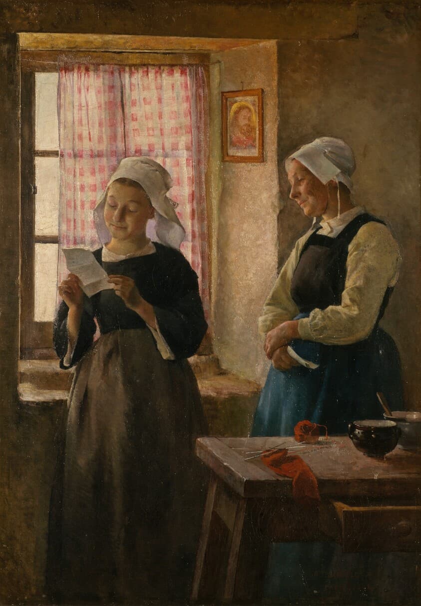 The Letter — Gari Melchers