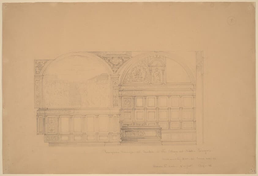 Perugino's Udienza del Cambio in the Collegio del Cambio, Perugia — John Russell Pope