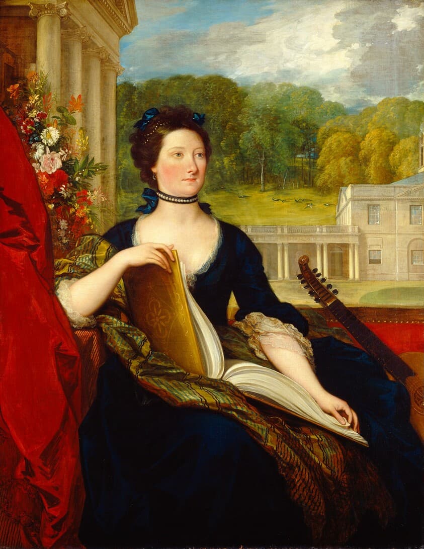 Maria Hamilton Beckford (Mrs. William Beckford) — Benjamin West