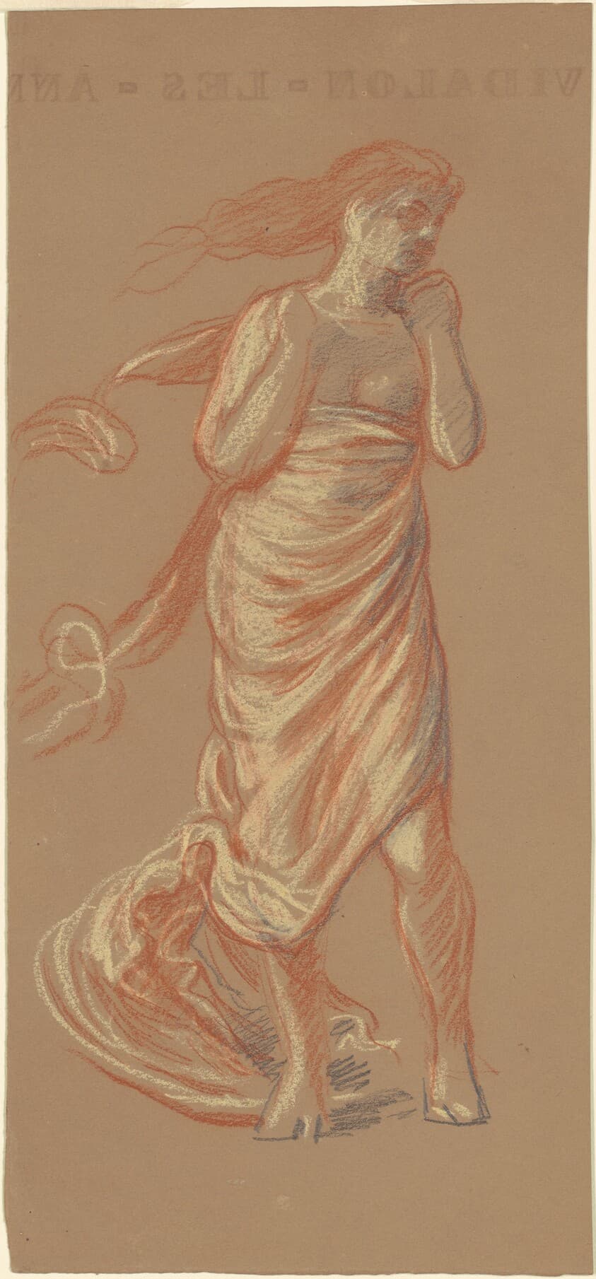 Study for "Greek Girls Bathing" [recto] — Elihu Vedder