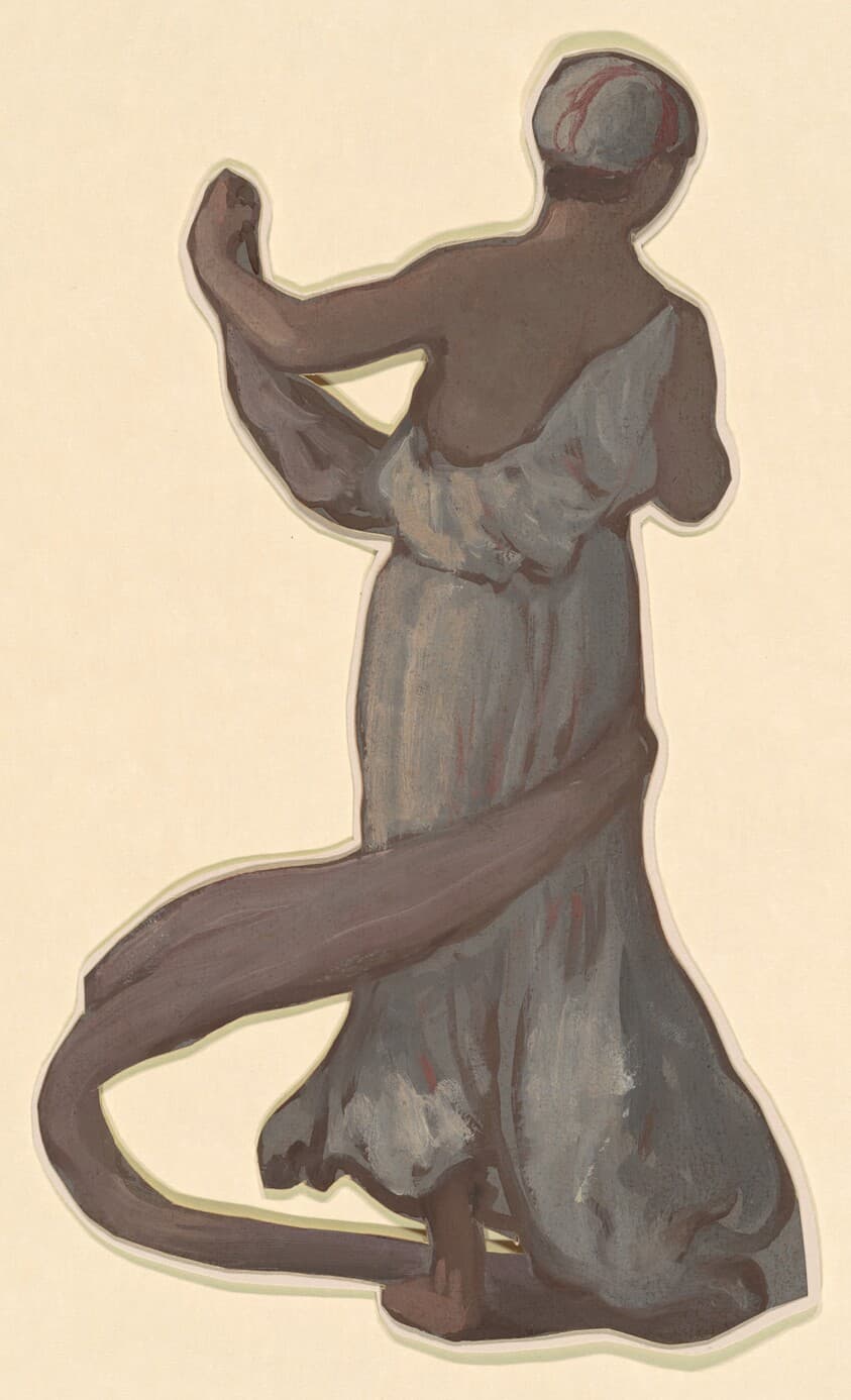 Study for "Greek Girls Bathing" — Elihu Vedder