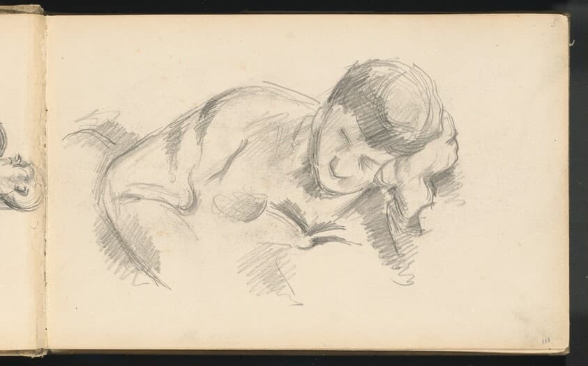 The Artist's Son Leaning on his Elbow — Paul Cezanne