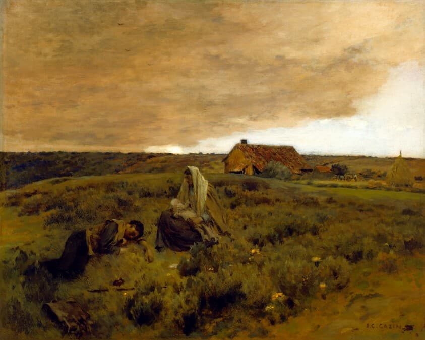 Weary Wayfarers — Jean-Charles Cazin