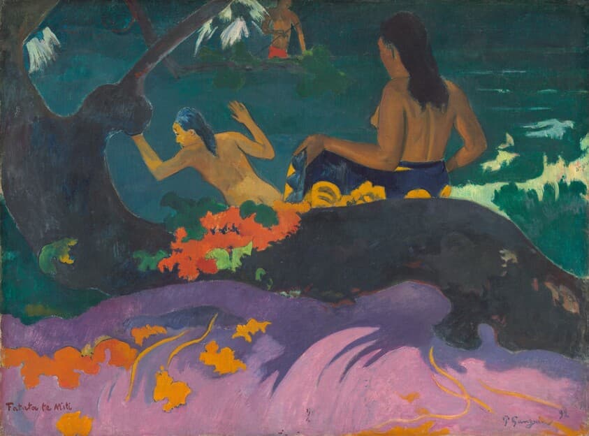 Fatata te Miti (By the Sea) — Paul Gauguin