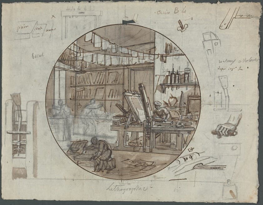 Lithographic Workshop — Jean Charles Develly