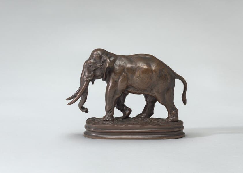 Asian Elephant Walking — Antoine-Louis Barye