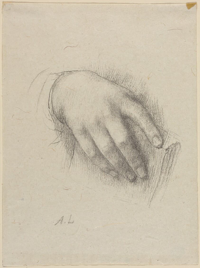 The Hand of the Artist's Daughter — Alphonse Legros