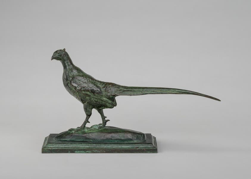 Pheasant, Head to Left — Antoine-Louis Barye