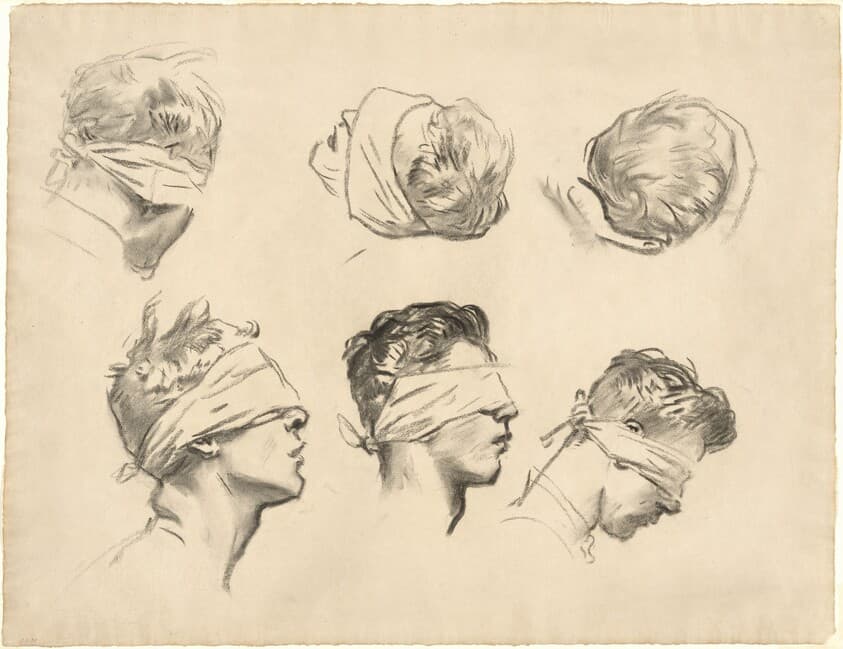 Studies for "Gassed" — John Singer Sargent