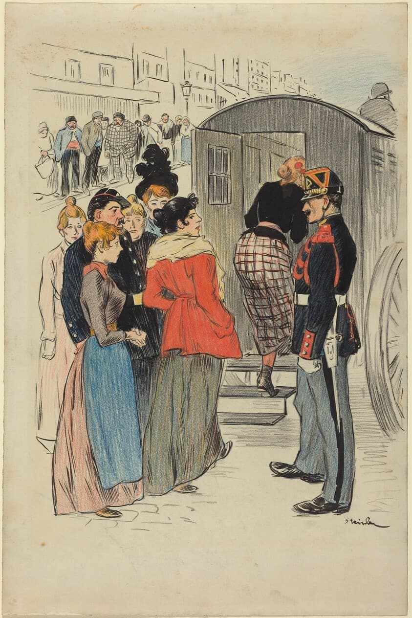 La Rafle — Théophile Alexandre Steinlen