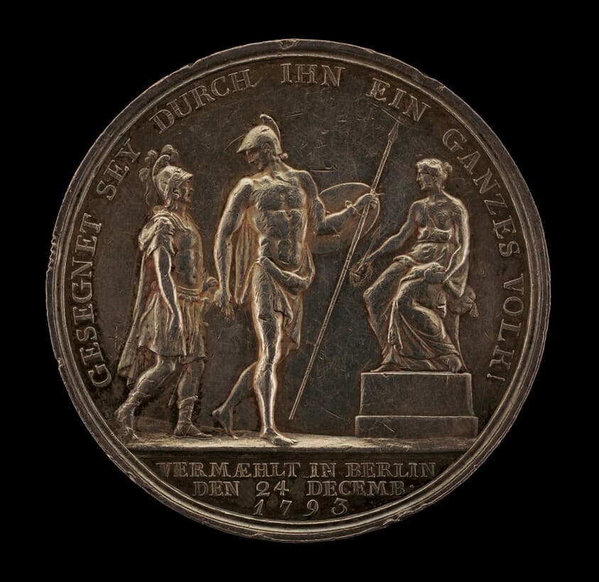 Allegory of Marriage [reverse] — Daniel Friedrich Loos and Friedrich Wilhelm Loos