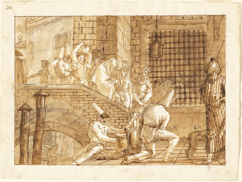 The Prison Visit — Giovanni Domenico Tiepolo