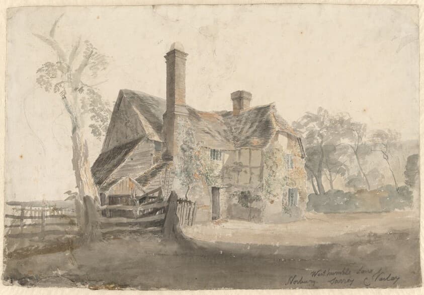A House, West Humble Lane, Norbury, Surrey — Cornelius Varley
