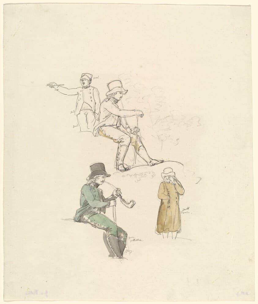 Figure Studies — Johann Georg von Dillis