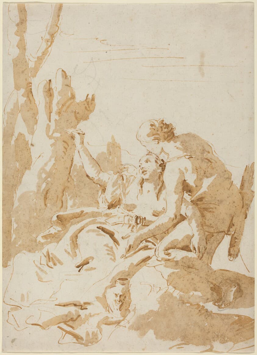 Angelica and Medoro — Giovanni Battista Tiepolo