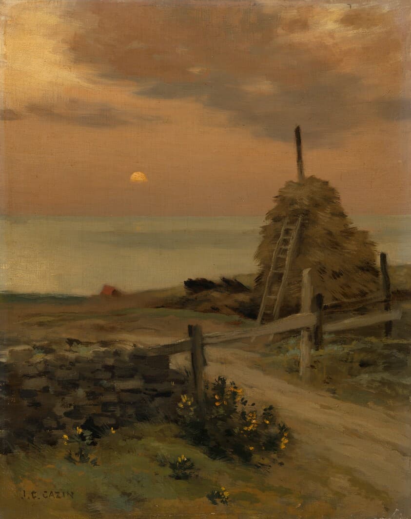 The Haystack and the Moon — Jean-Charles Cazin