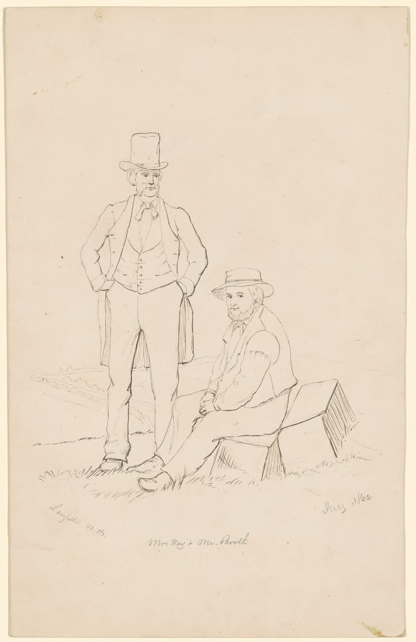 Mr. Way and Mr. Booth — James Wells Champney