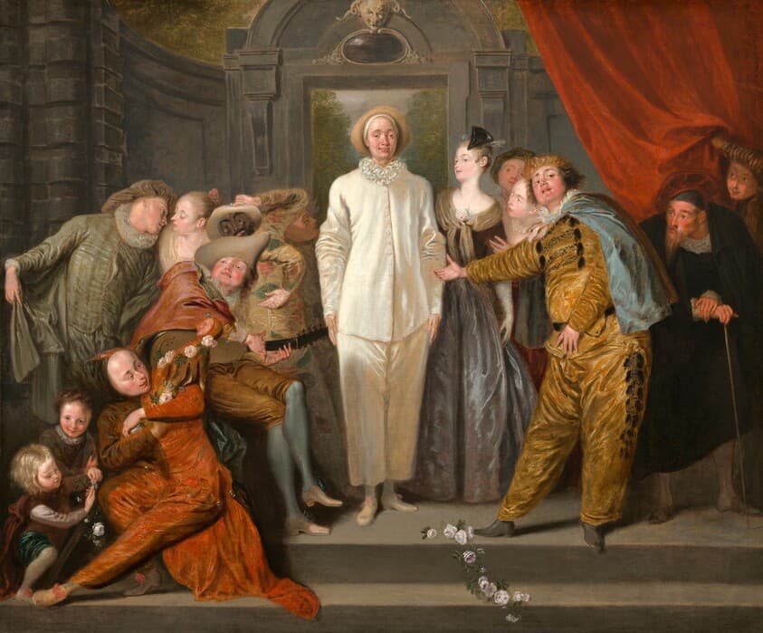 The Italian Comedians — Antoine Watteau